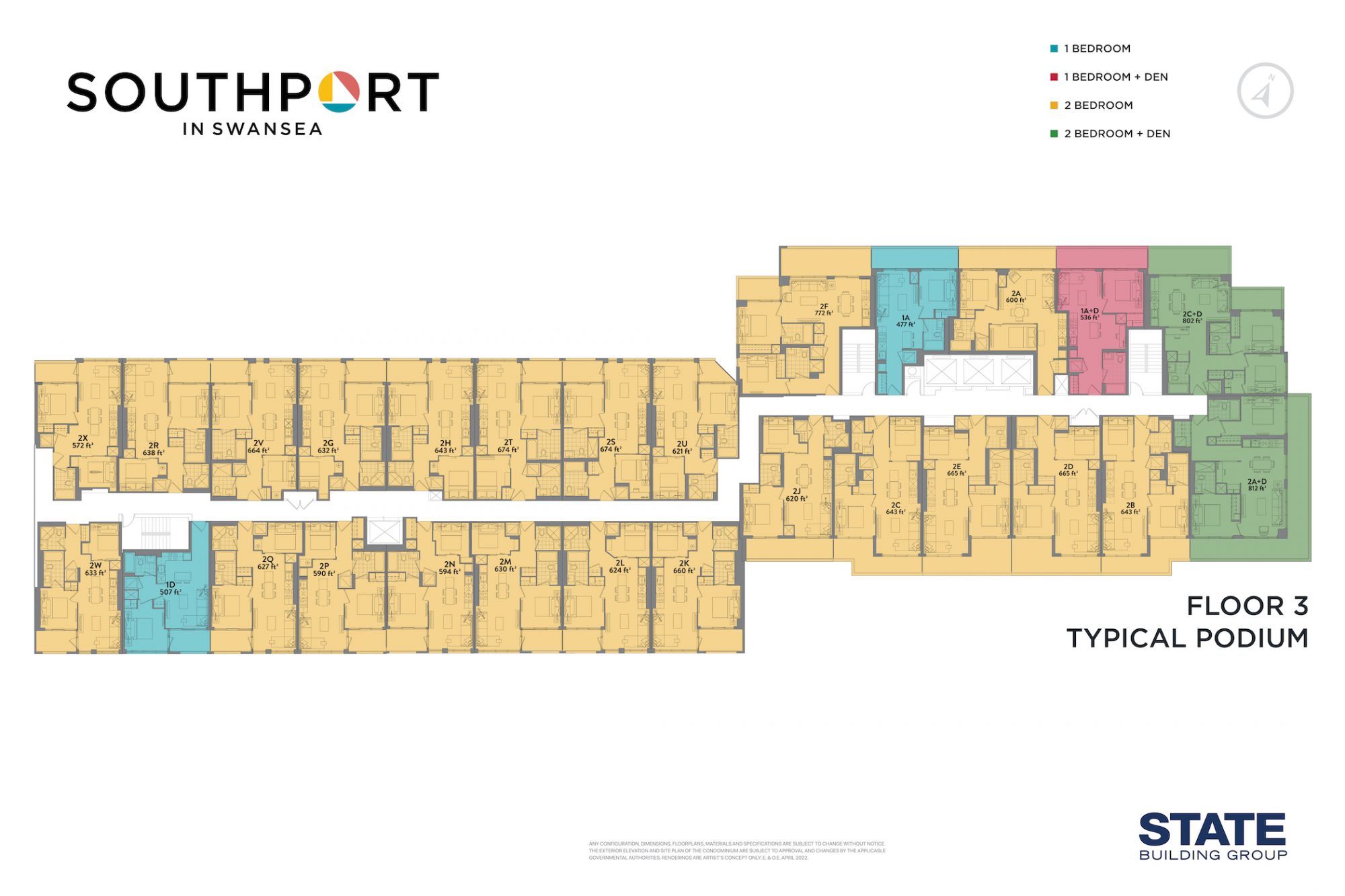 Southport Condos® in Swansea by State Development Price List & Floor